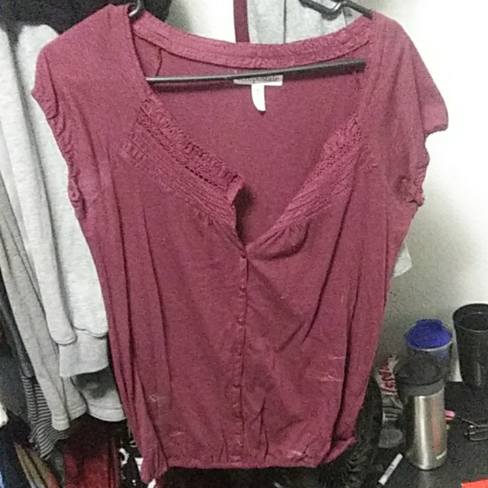 Red blouse